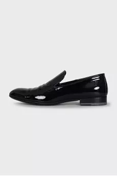 Men's patent leather shoes