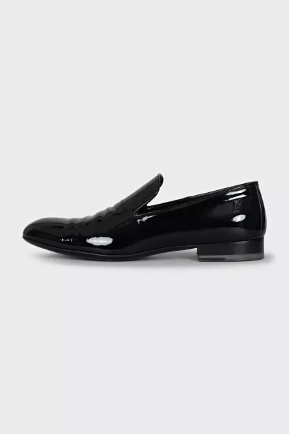 Men's patent leather shoes