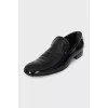 Men's patent leather shoes