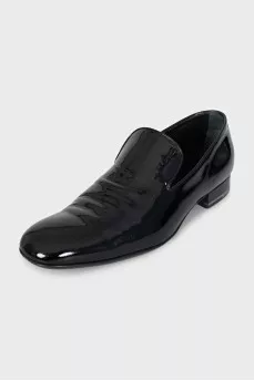 Men's patent leather shoes