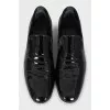 Men's patent leather shoes