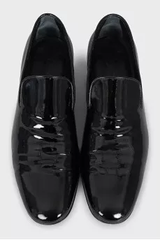 Men's patent leather shoes