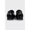 Men's patent leather shoes