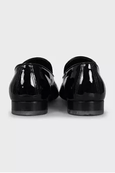 Men's patent leather shoes