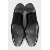 Men's patent leather shoes