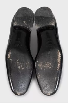 Men's patent leather shoes