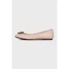 Devotion leather ballet flats