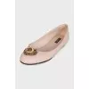 Devotion leather ballet flats