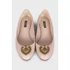 Devotion leather ballet flats