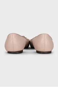 Devotion leather ballet flats