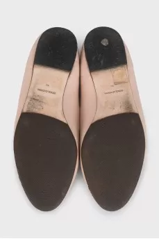 Devotion leather ballet flats