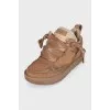Lowmell fur-lined sneakers