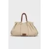 Miss Lexington leather handle bag