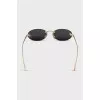 Sunglasses with brand logo on the lenses