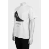 White Knife Pump T-shirt with tag