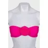 Pink swimsuit with tag
