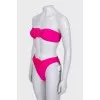 Pink swimsuit with tag