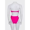 Pink swimsuit with tag