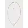 Gold necklace with engraving