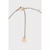Gold necklace with engraving