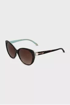 Sunglasses decorated with mother-of-pearl