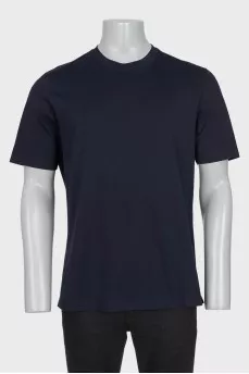 Men's plain straight-cut T-shirt