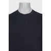 Men's plain straight-cut T-shirt