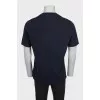 Men's plain straight-cut T-shirt
