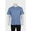 Men's plain blue t-shirt