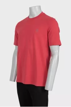Men's straight-cut T-shirt with logo