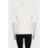 White jumper with embroidery