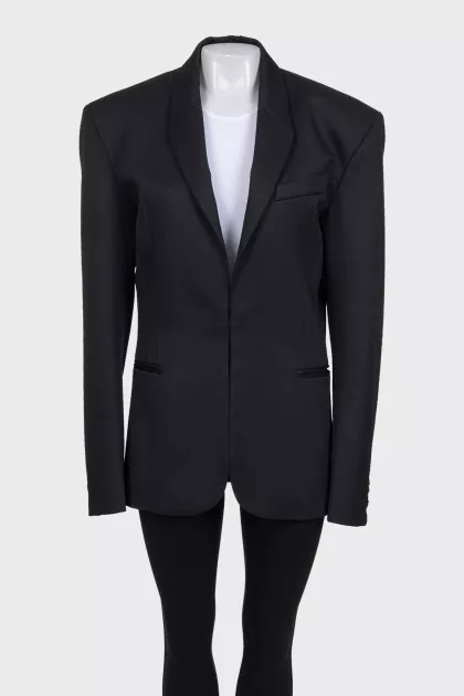 Черный пиджак by Mugler x H&M