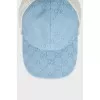 Two-tone cap with tag
