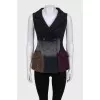 Fitted wool vest