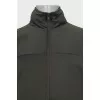 Men's zip-up hoodie with logo on the sleeve