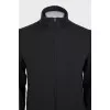 Gray sports reversible sweatshirt