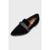 Velor loafers