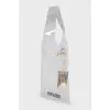 Transparent shopper with decor
