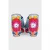 Blue Muriel mules