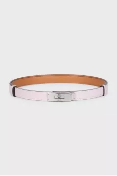Kelly 18 Pink Leather Belt