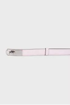 Kelly 18 Pink Leather Belt