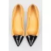 Нeels with black patent toecap