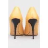 Нeels with black patent toecap