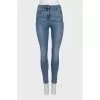 Джинси skinny з ефектом потертості