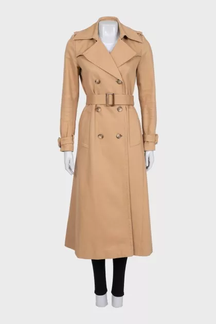 Brown cloak with a belt