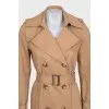Brown cloak with a belt