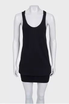 Vintage sleeveless mini dress