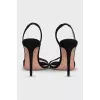 Black suede sandals