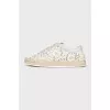White lace sneakers
