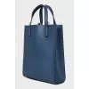 Leather crossbody bag without clasp